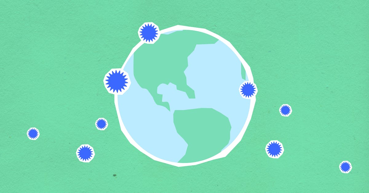 Is it easier to have aliens of similar races on your planet? - Top view of decorative paper illustration of Earth with round shaped microbes diffusing during COVID 19 pandemic on green background Is it easier to have aliens of similar races on your planet? - Top view of decorative paper illustration of Earth with round shaped microbes diffusing during COVID 19 pandemic on green background