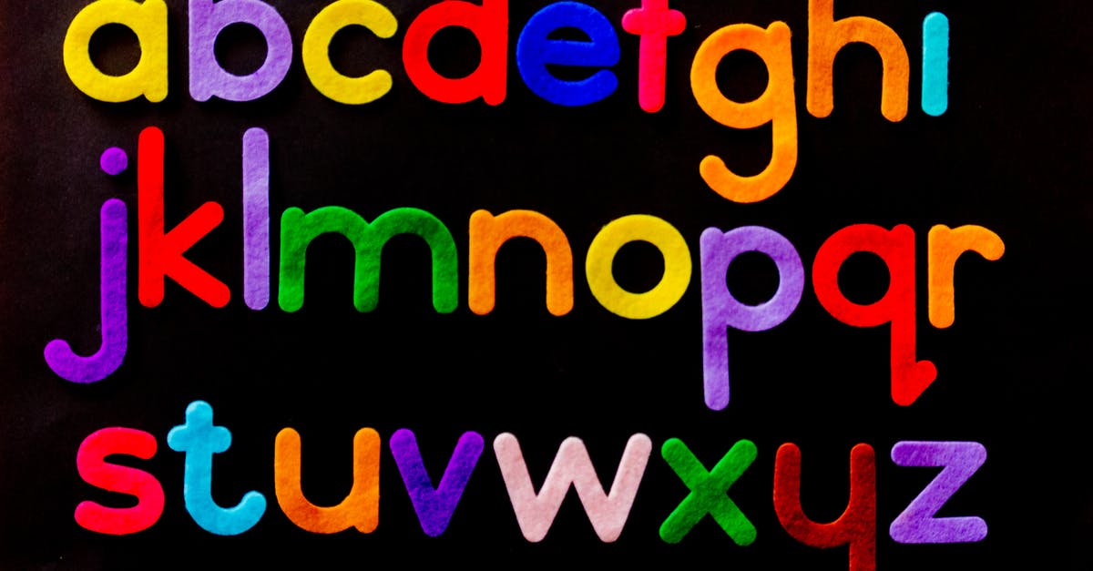Is it possible to change the font type? - Alphabet Letter Text on Black Background Is it possible to change the font type? - Alphabet Letter Text on Black Background
