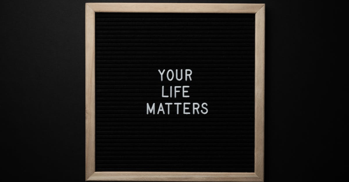 Is it possible to change your spawn point? - Blackboard with YOUR LIFE MATTERS inscription on black background Is it possible to change your spawn point? - Blackboard with YOUR LIFE MATTERS inscription on black background
