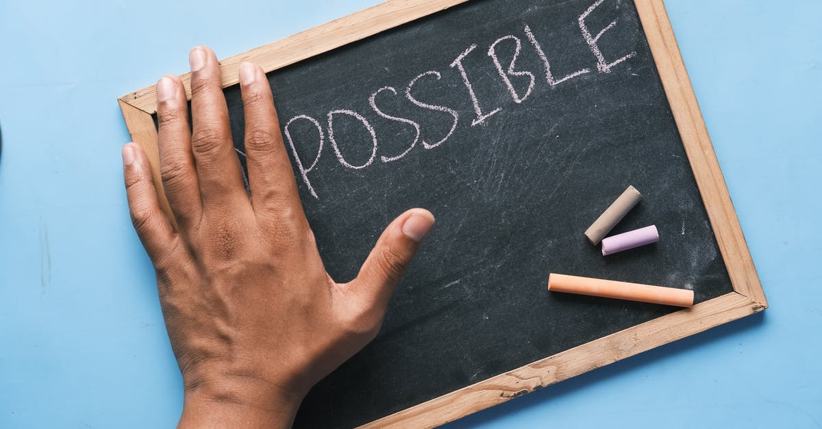Is it possible to change your voice? - Possible Written on a Chalkboard