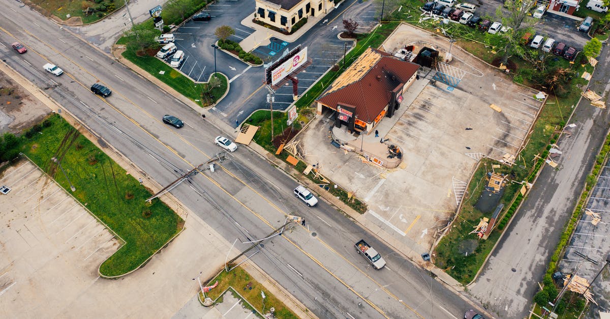 Is it possible to destroy a road that I previously placed? - Power lines fell on road in suburb area after storm Is it possible to destroy a road that I previously placed? - Power lines fell on road in suburb area after storm