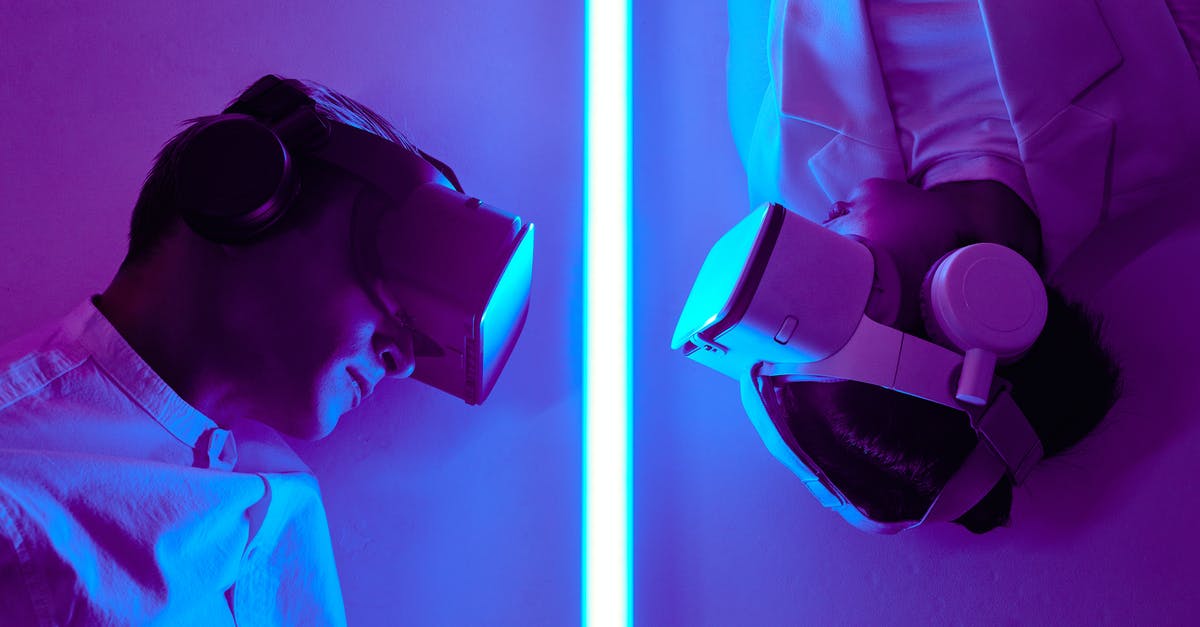 Is it possible to play 1v6 vs AI in Overwatch? - Close-Up Shot of Two People Playing VR Box
