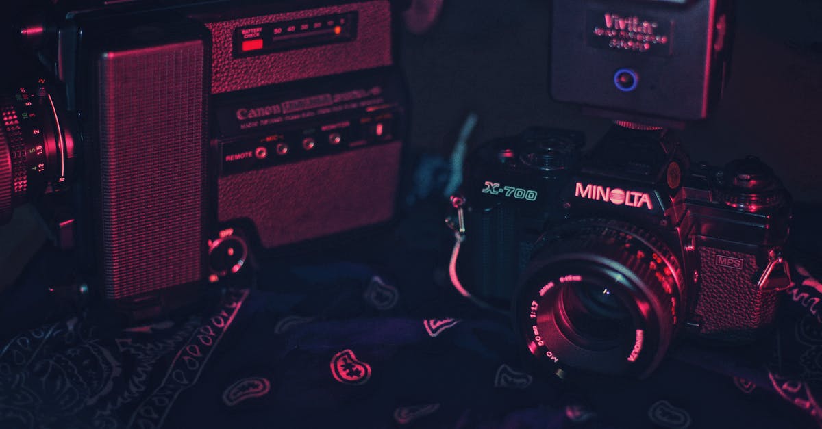 Is it possible to record clips less than a minute in length? - Professional retro cameras in dark room