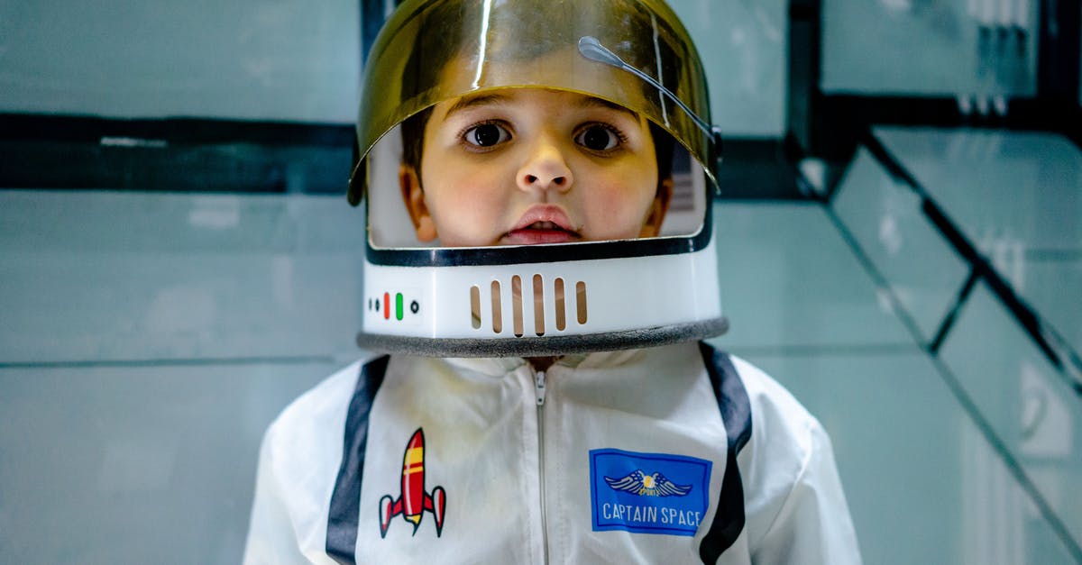 Is it possible to reset my captain in the Space Game? - Small kid wearing space suit and helmet Is it possible to reset my captain in the Space Game? - Small kid wearing space suit and helmet