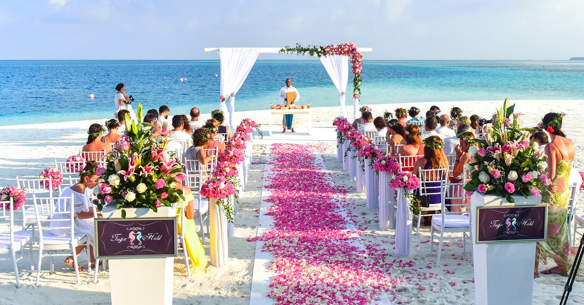 Is it possible to set puddles of water on fire? - Beach Wedding Ceremony during Daytime