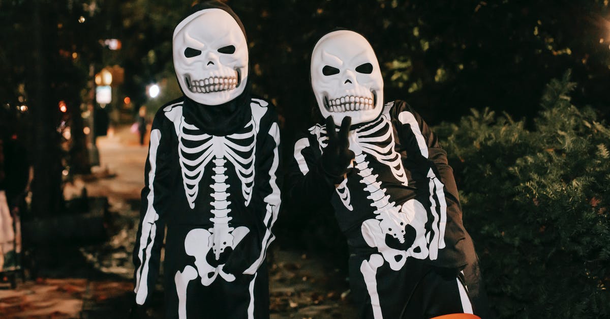 Is it possible to summon a zombie with a custom sign in 1.9? - Spooky anonymous persons in skeleton costumes and masks with pumpkin buckets with sweets having fun on street in Halloween night and looking at camera