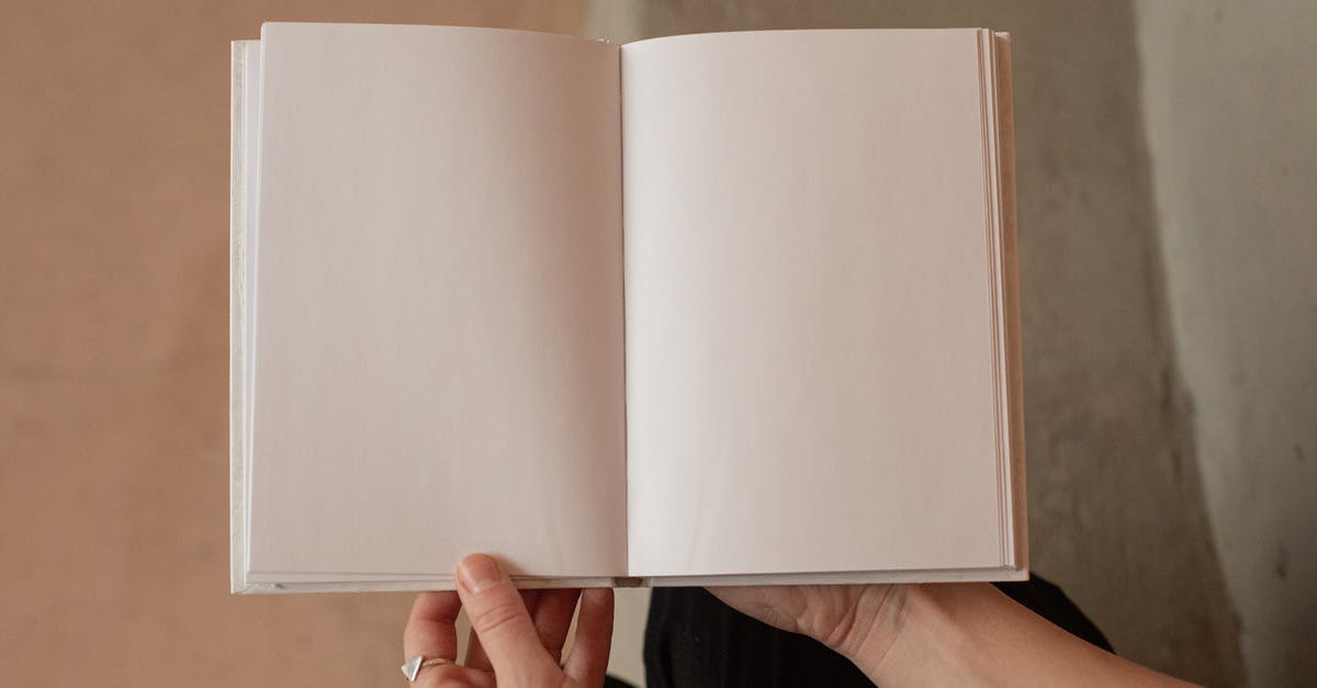 Is my story over? - Woman holding book with blank pages