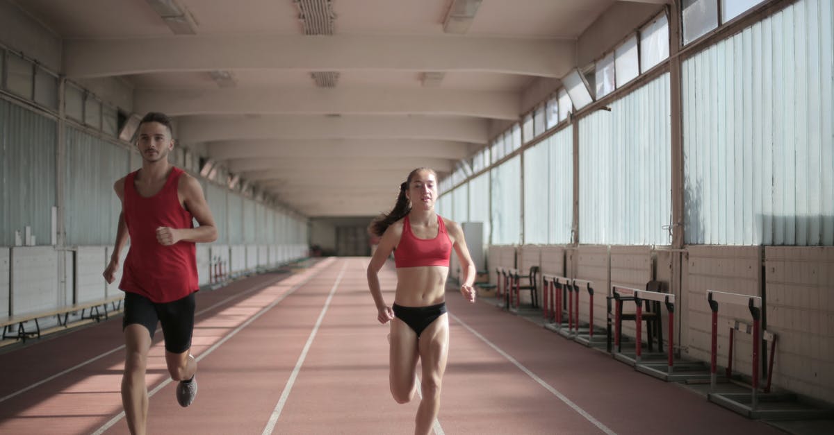Is running speed an illusion? - Photo of Man and Woman Running