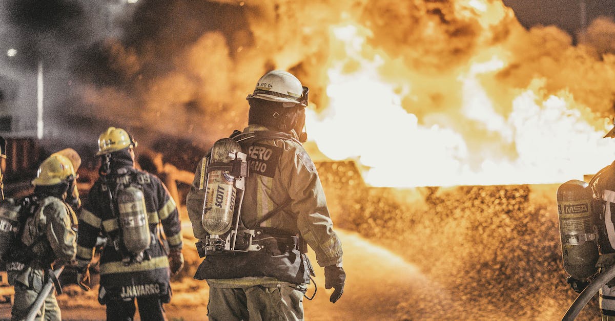 Is stealth bomber bomb damage uniform? - Firefighters Standing in Front of Flame Is stealth bomber bomb damage uniform? - Firefighters Standing in Front of Flame