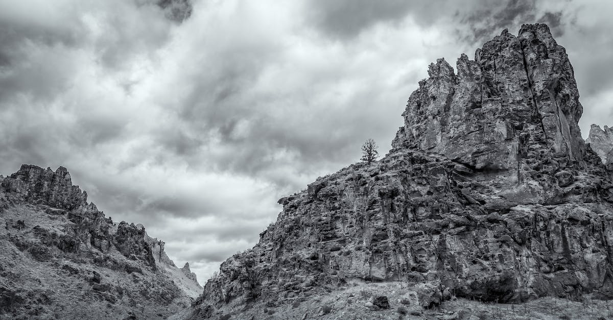 Is the 'Heaven' in Miner's Heaven meant literally? - Rocky rough formations under sky with cumulus clouds