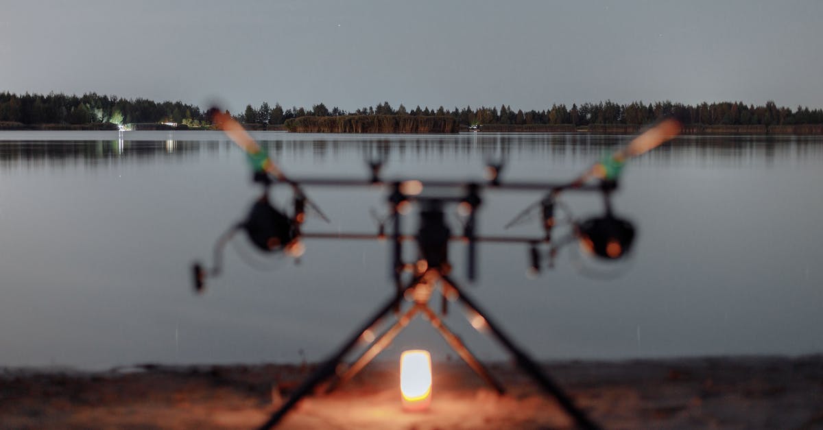 Is the fishing rod bobber/hook an entity? - Fishing Rods Beside Water in the Evening
