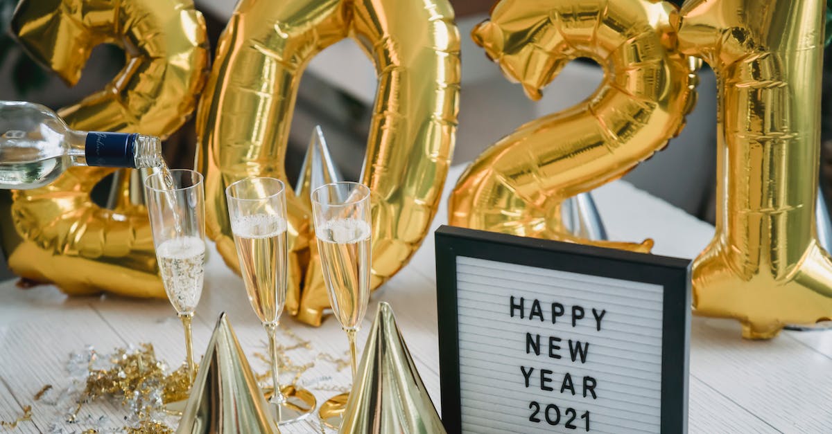 Is the Paragon Gold Find bonus exempt from the cap? - High angle of golden cone caps balloons and champagne in glasses near frame with Happy New Year 2021 inscription