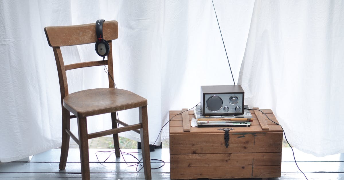 Is the Radio Room necessary? - Chair and vintage box with radio set in light room Is the Radio Room necessary? - Chair and vintage box with radio set in light room