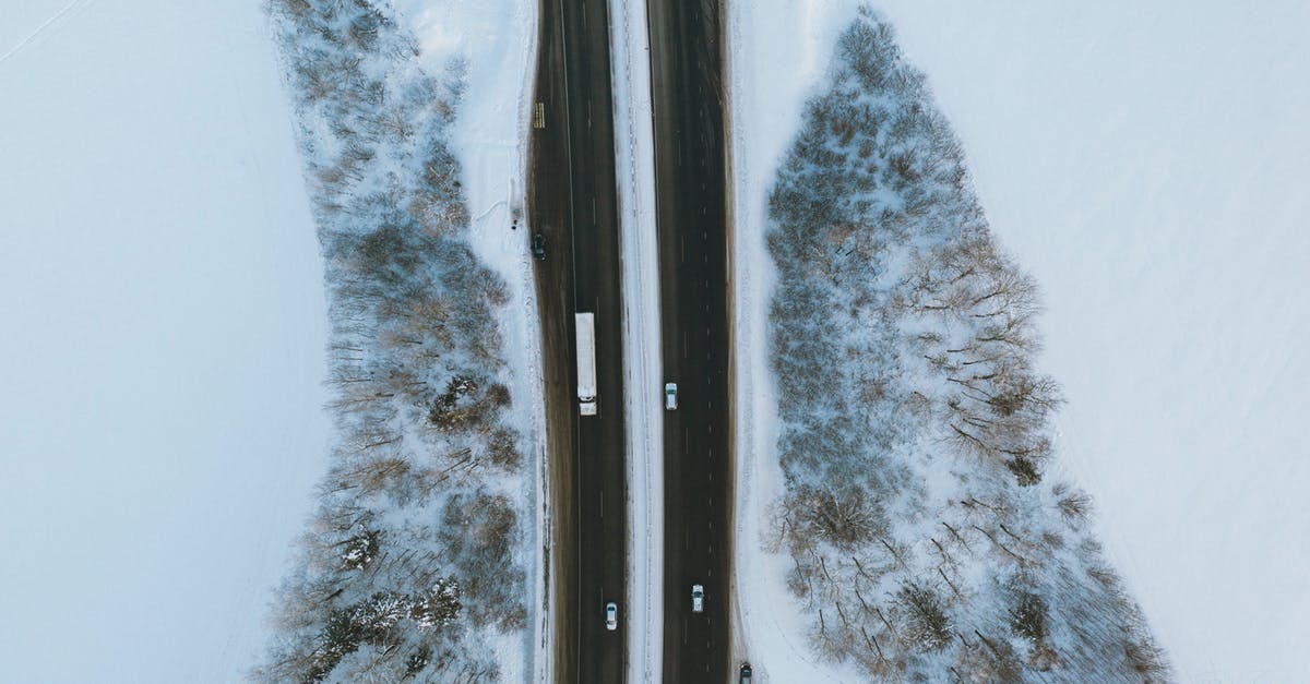 Is the weather report ever incorrect? - Drone Shot of Cars on the Road
