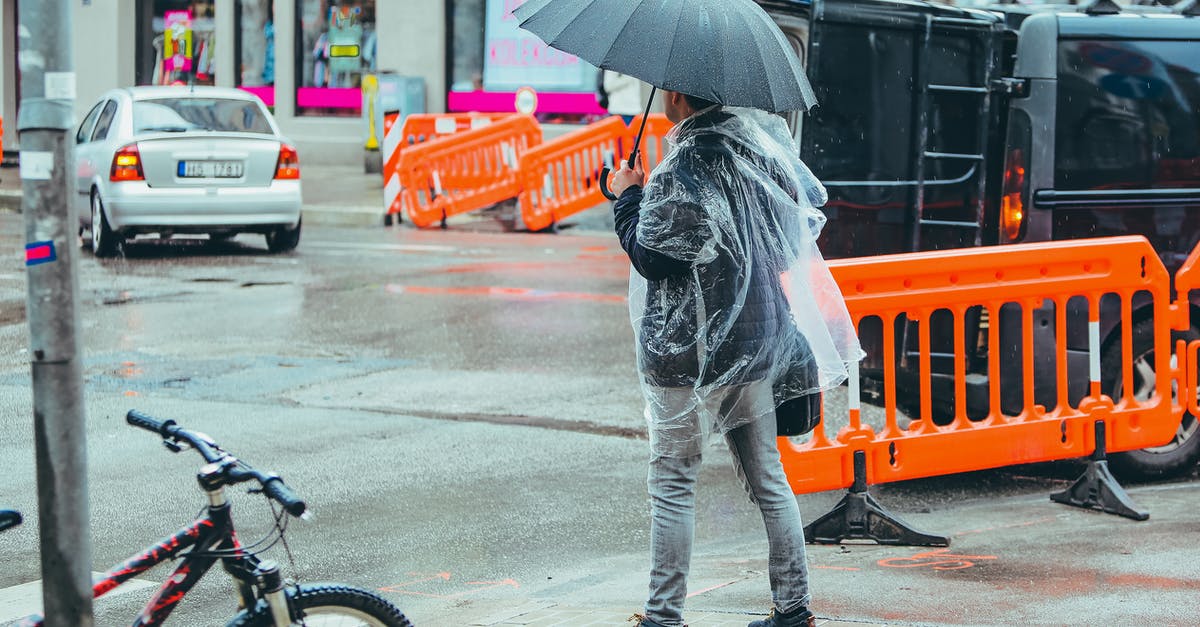 Is there a safe way to kill Orbinauts (4-spike enemies) as Tails/Knuckles? - Man in raincoat standing on crosswalk