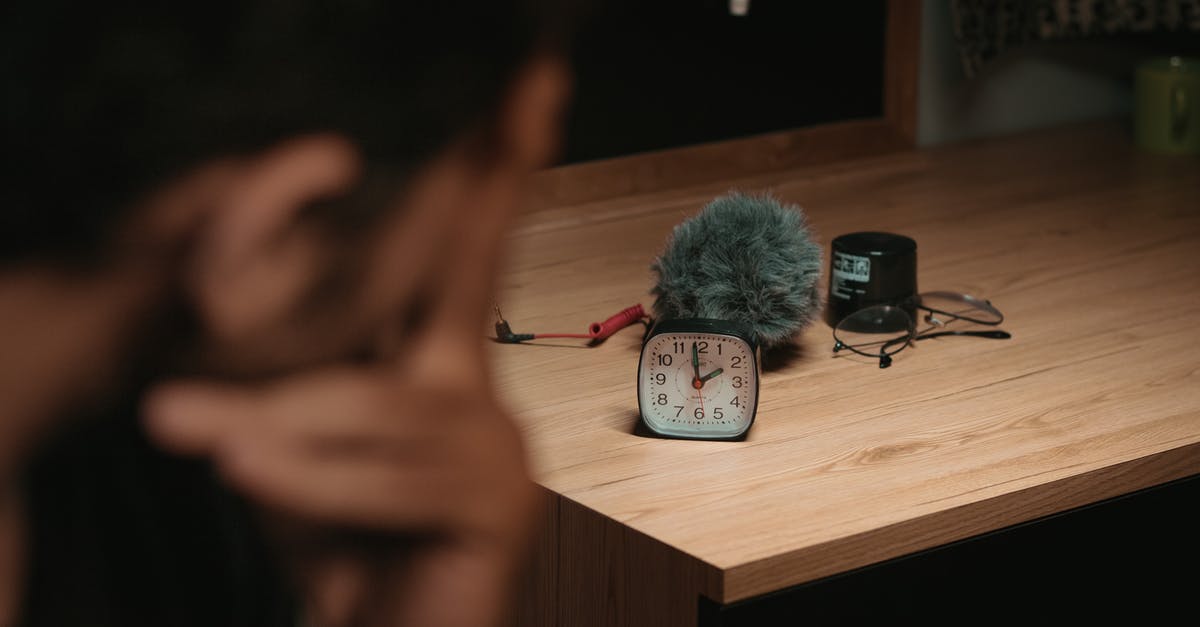 Is there a time limit for anything? - A Clock on a Wooden Table