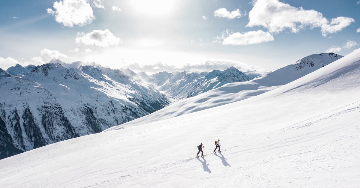 Is there an end in Hill Climb Racing? - Two Man Hiking on Snow Mountain