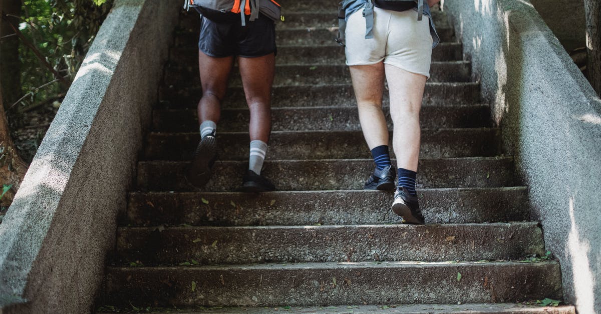 Is there an optimum way to level up characters? - Travelers walking up stairs in park Is there an optimum way to level up characters? - Travelers walking up stairs in park