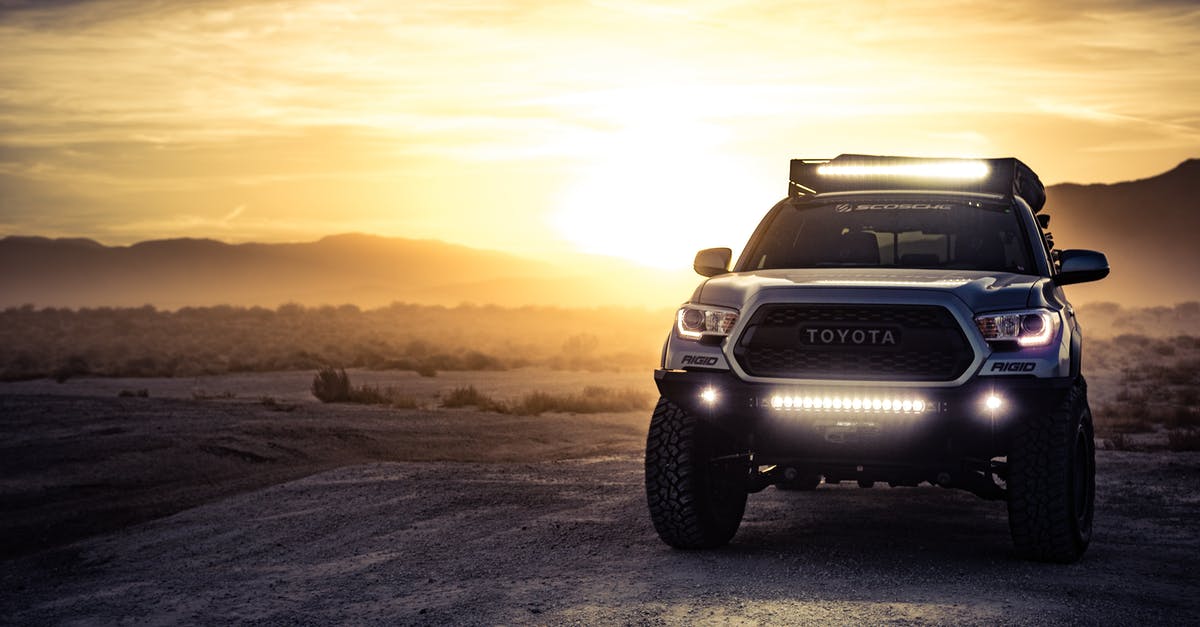 Is there any point in discovering more than one branch for each of the in-game truck brands? - Gray and Black Toyota Suv