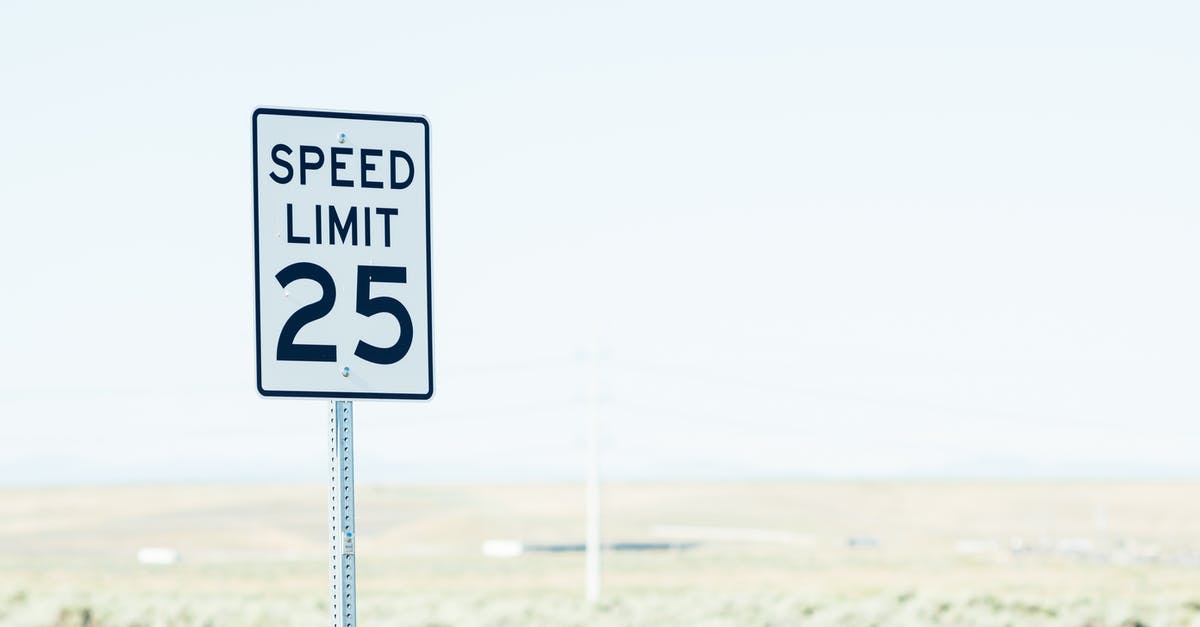 Is there any reason to limit my FPS? - White sign on roadside with speed limit against empty green field at daytime