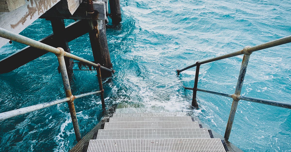 Is there any way to make stairs which NPCs can choose whether or not to climb? - Photo o Metal Stairs on Beach Is there any way to make stairs which NPCs can choose whether or not to climb? - Photo o Metal Stairs on Beach