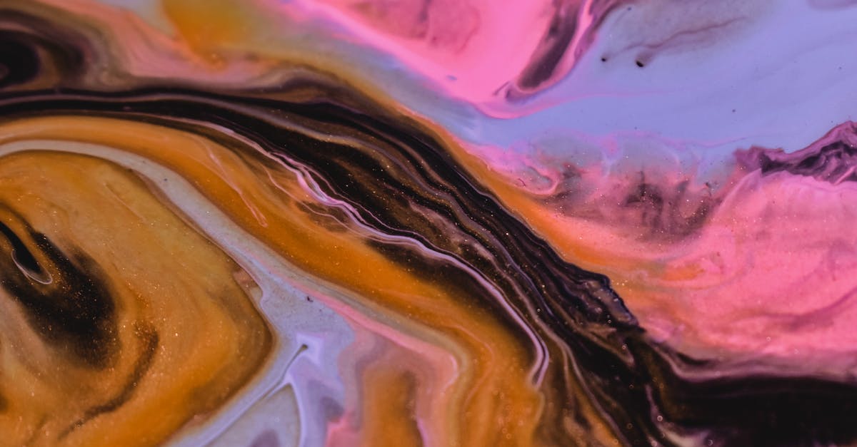 Is there any way to tell how close you are to removing the black smear locking your second full pink life orb when you resurrect too much? - Abstract background of multicolored spilled fluids
