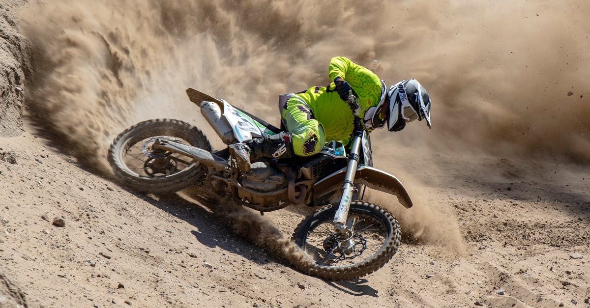 Is there any workaround for losing focus on popups? - Man Riding Motocross Dirt Bike
