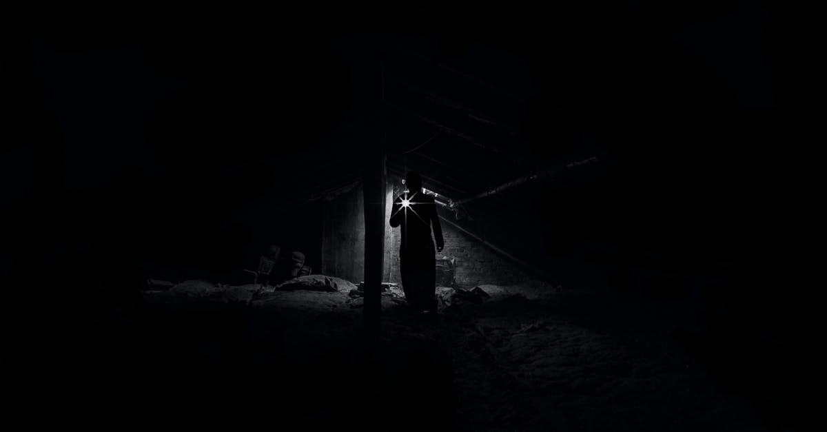 Is this supposed to be blood? - Low Angle View of Man Standing at Night Is this supposed to be blood? - Low Angle View of Man Standing at Night