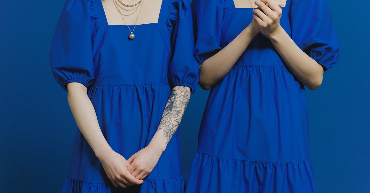 Item and ability visit on the same person - Women in Blue Dress Item and ability visit on the same person - Women in Blue Dress