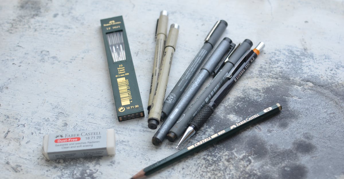 Items disappearing from workshop? - Collection of various pencils and markers for drawing