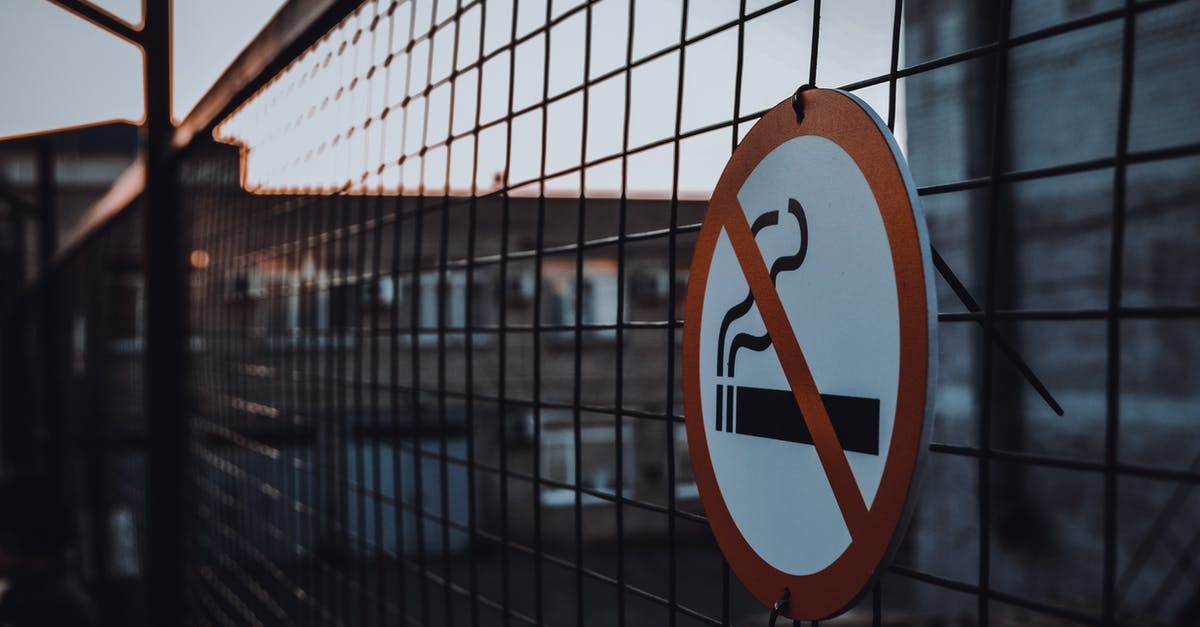 Killing a soldier: nanomachine warning - Red and White No Smoking Sign Killing a soldier: nanomachine warning - Red and White No Smoking Sign