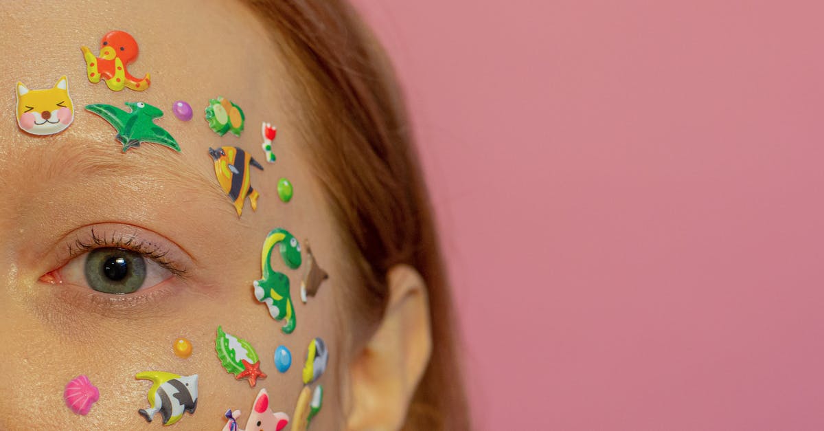 Launcher looks weird and it stops and says unable to update - Half face of crop redhead female with blue eyes and multicolored stickers on face against pink background Launcher looks weird and it stops and says unable to update - Half face of crop redhead female with blue eyes and multicolored stickers on face against pink background