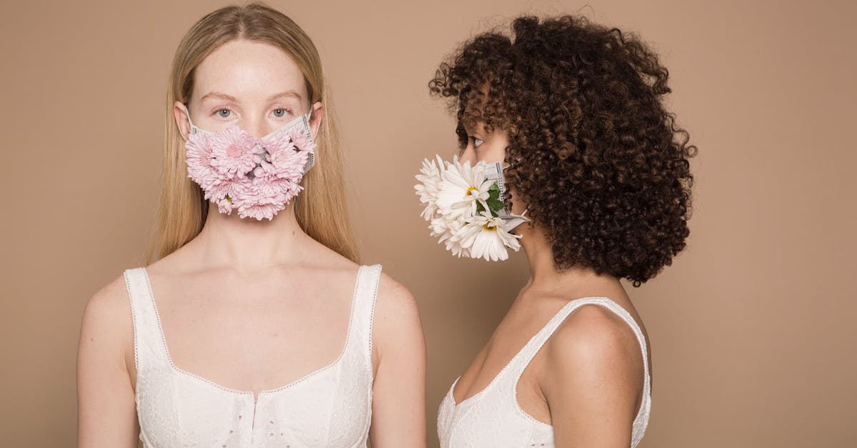 life is feudal - freezing/crashing every 3 - 5 minutes, how to prevent it from that? - Serious multiracial female friends wearing white clothes and flower masks while standing against beige background during disease pandemic in studio