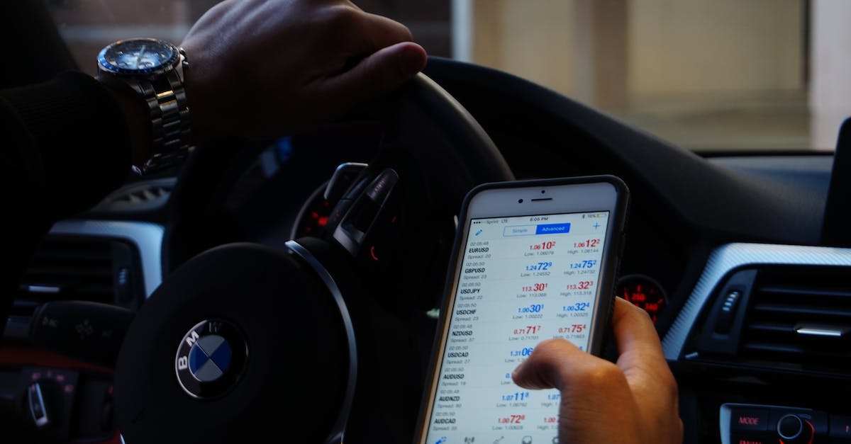 Limitations on trading technology - Person holding a Smartphone
