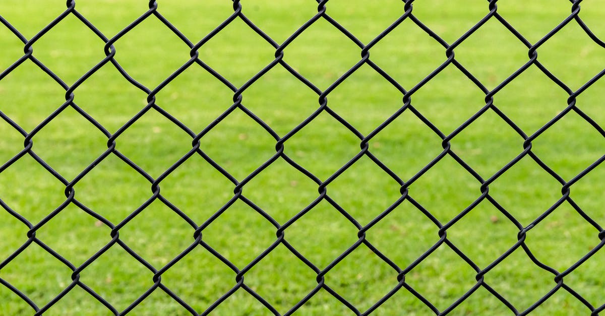 Linking battle net account to psn - Full frame background of fence with chain link net on blurred green meadow
