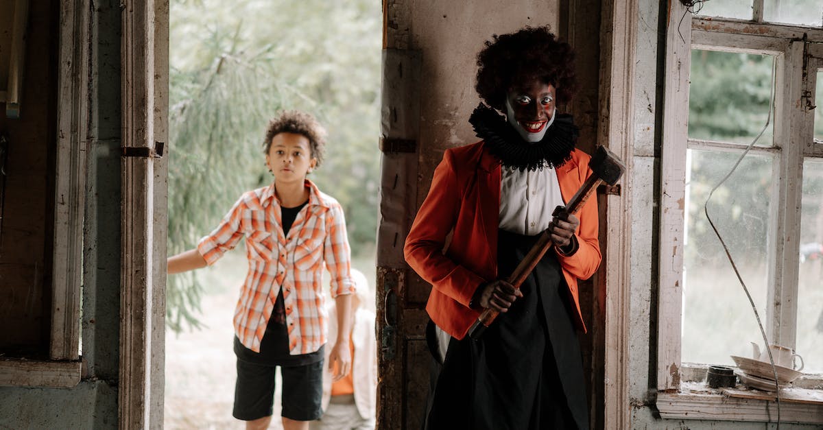 Luring goblin ambushes into my trap zone - A Scary Clown Ambushing a Boy