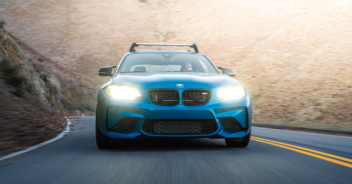 M.2 SSD for system or separate gaming drive - Blue BMW Car on the Road