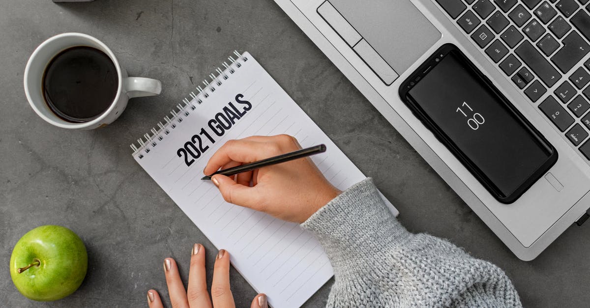 Max texturepack resolution without mods - Top view crop anonymous female in sweater writing down goals for 2021 year in notebook while sitting at desk with laptop and cup of coffee
