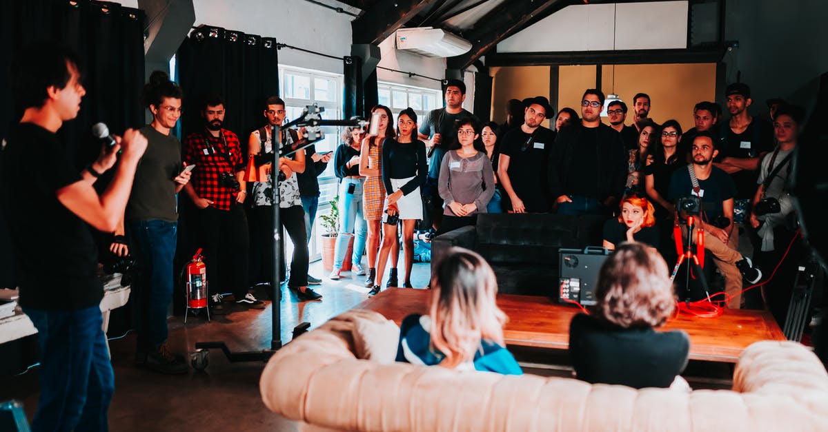 Microphone not working for team but works for group - Group of People Standing Inside Room