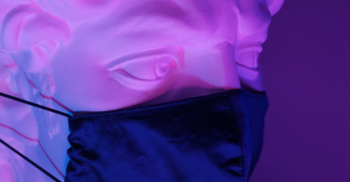 Minecraft command execute problem + 1.9 scoreboard tag problem [duplicate] - White sculpture of Apollo with medical mask on face in bright neon light on purple background