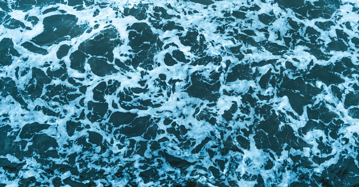 Minecraft: Force Mobs to move to a specific location - Background of foamy waving blue sea water