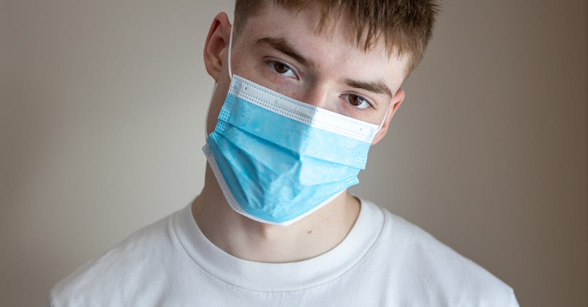 Minecraft Server Hide Plugins & Commands Help - Unemotional male wearing casual white shirt and protective medical mask standing against white plain wall