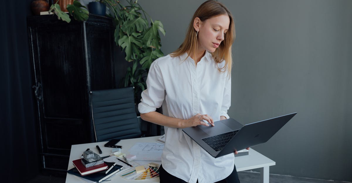 Minecraft Server makes PC lose internet - Woman in White Dress Shirt and Black Pants Holding Macbook