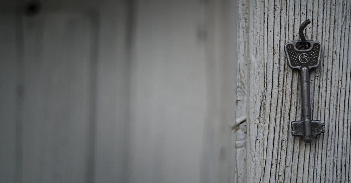 Missed Iron Key - Selective Photography of Skeleton Key Hanging Missed Iron Key - Selective Photography of Skeleton Key Hanging
