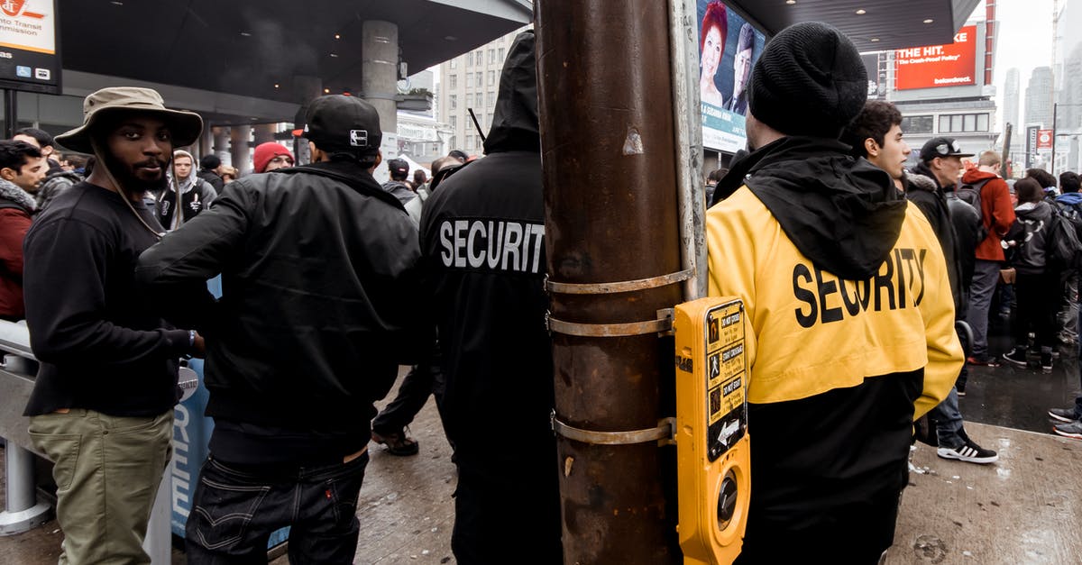 More efficient way to gather ripened mushrooms? - Crowded guarded street in city