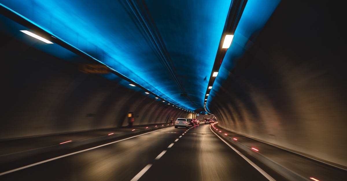 Most Efficient Food/Speed movement in strip mines - Timelapse Photography of Cars in Tunnel
