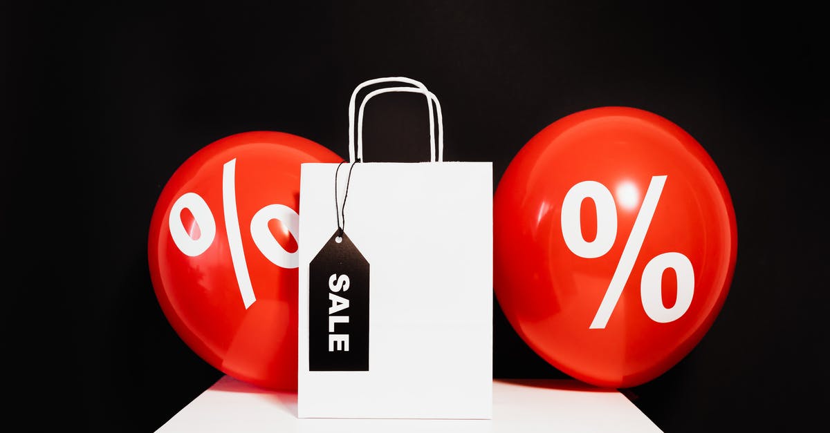 MUFG Interest/Duplication Rates - A White Paper Bag in Between Red Balloons With Percentage Symbol on a Black Background