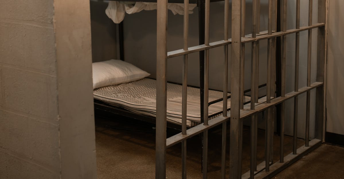 Multiple Canteens and Kitchens in my prison - A Bunk Bed With Striped Linen Behind Bars Multiple Canteens and Kitchens in my prison - A Bunk Bed With Striped Linen Behind Bars
