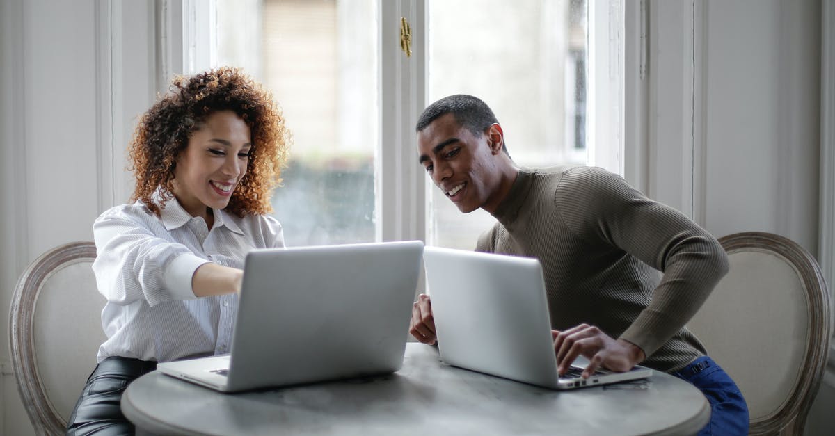 my minecraft is unable to show coordinates and im using windows 8 dell computer [duplicate] - Positive young ethnic colleagues using laptops on round table near window at home
