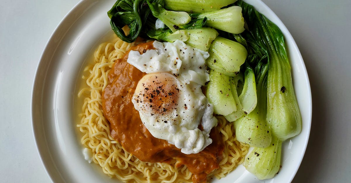 N64 Expansion Pak not recognized - Delicious noodles with bok choy and fried egg on plate